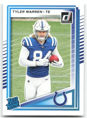 Tyler Warren Rookie 2025 Donruss Indianapolis Colts