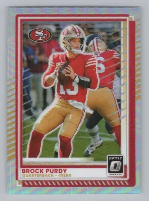 Brock Purdy 2025 Donruss Optic Holo San Francisco 49ers