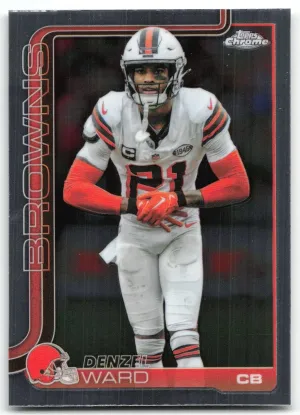 Denzel Ward 2025 Topps Chrome Cleveland Browns