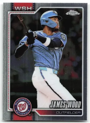 James Wood 2026 Topps Chrome Washington Nationals
