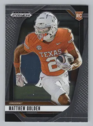 Matthew Golden RC 2025 Panini Prizm Draft Picks Longhorns