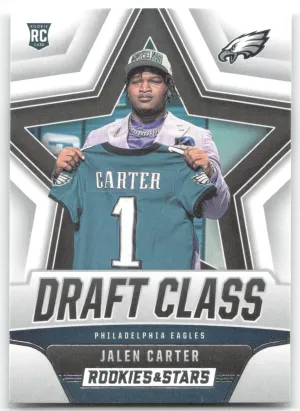 Jalen Carter 2023 Panini Rookies & Stars Draft Class Philadelphia Eagles