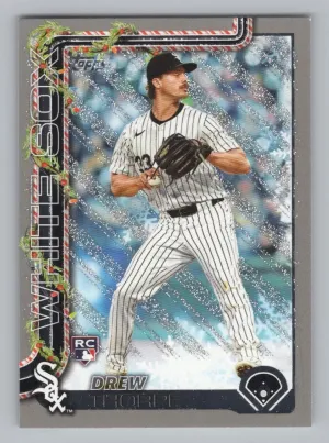 Drew Thorpe Rookie 2025 Topps Holiday Silver Glitter Holiday Chicago White Sox