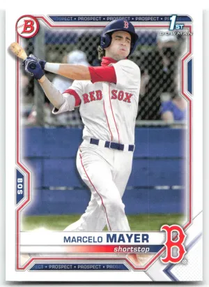 Marcelo Mayer 2021 Bowman Draft Red Sox