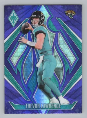 Trevor Lawrence 2024 Panini Phoenix Purple Hyper Jacksonville Jaguars