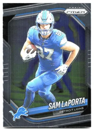 Sam LaPorta 2025 Panini Prizm Detroit Lions