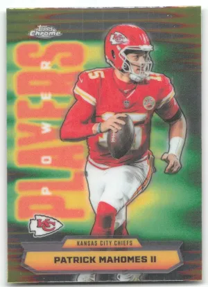 Patrick Mahomes II 2025 Topps Chrome Power Players Chiefs