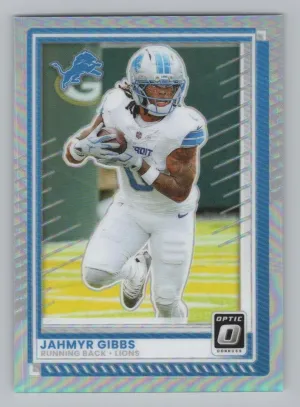 Jahmyr Gibbs 2025 Donruss Optic Holo Lions