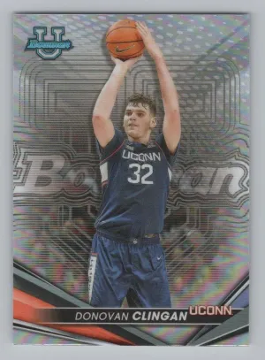 Donovan Clingan 2022-23 Bowman University Best Refractors Connecticut Huskies
