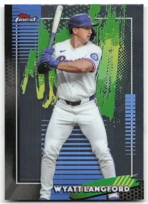 Wyatt Langford 2026 Finest Texas Rangers