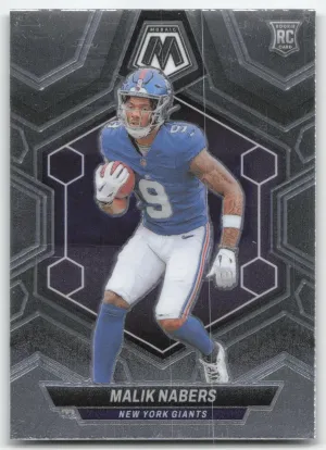 Malik Nabers Rookie 2024 Panini Mosaic New York Giants