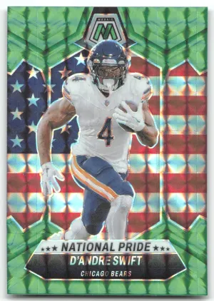D'Andre Swift 2024 Panini Mosaic Mosaic Green Chicago Bears