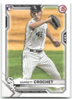 Garrett Crochet Rookie 2021 Bowman Chicago White Sox