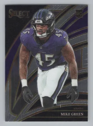 Mike Green Rookie 2025 Panini Select Baltimore Ravens