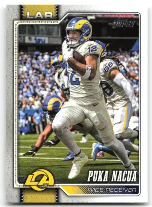 Puka Nacua 2026 Topps Flagship Los Angeles Chargers