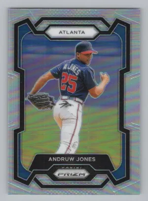 Andruw Jones 2024 Panini Prizm Silver Prizms Atlanta Braves