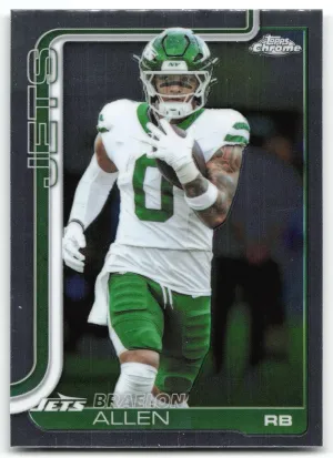 Braelon Allen 2025 Topps Chrome New York Jets