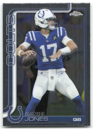 Daniel Jones 2025 Topps Chrome Indianapolis Colts