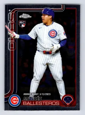 Moisés Ballesteros RC 2025 Topps Chrome Update Cubs