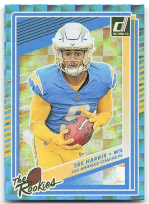 Tre Harris 2025 Donruss The Rookies Los Angeles Chargers