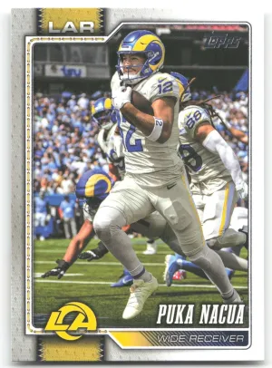 Puka Nacua 2026 Topps Flagship Los Angeles Rams
