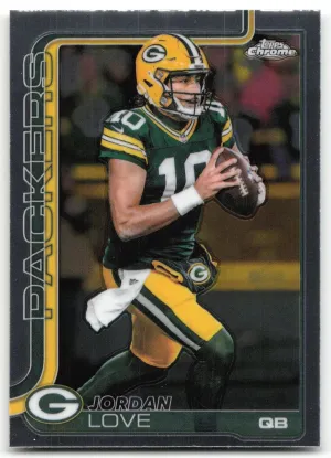 Jordan Love 2025 Topps Chrome Green Bay Packers