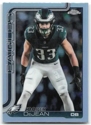 Cooper DeJean 2025 Topps Chrome Eagles