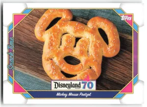 Mickey Mouse Pretzel 2025 Topps Disneyland 70th Anniversary