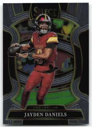 Jayden Daniels 2025 Panini Select Washington Commanders