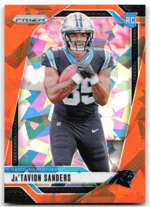 Ja'Tavion Sanders RC 2024 Panini Prizm Orange Ice Panthers