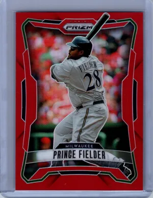 2026 Panini Prizm #116 Prince Fielder Red Prizm #/299
