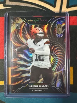 2025 Wild Card Metallix #WMT1F4-SS Shedeur Sanders Kaleidoscope Team Color #/1