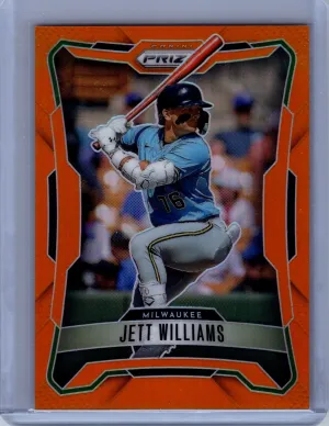 2026 Panini Prizm #25 Jett Williams Orange Prizm #/249