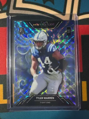 2025 Wild Card Metallix #WMF-TW Tyler Warren Kaleidoscope Blue #/1 Color Match
