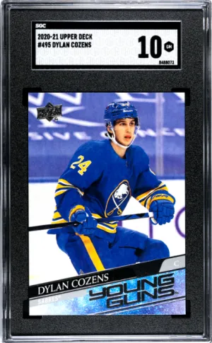 2020-21 Upper Deck Dylan Cozens SGC 10