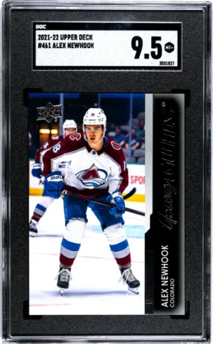 2021-22 Upper Deck Alex Newhook SGC 9.5