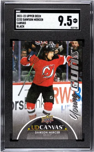 2021-22 Upper Deck Dawson Mercer SGC 9.5