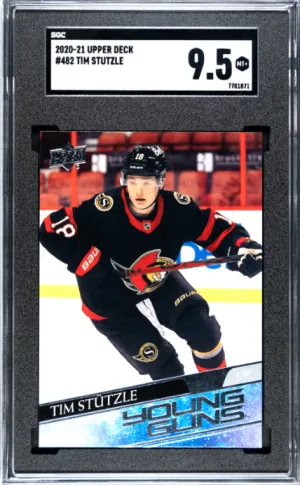 2020-21 Upper Deck Tim Stutzle SGC 9.5