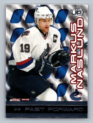 2003-04 Pacific Heads Up Fast Forward MARKUS NASLUND #9 NM