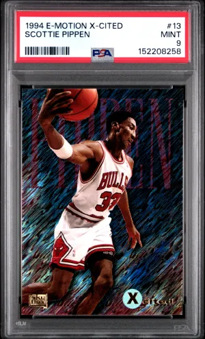 1994 Skybox E-Motion X-Cited Scottie Pippen #13 PSA 9