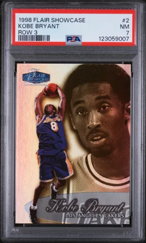 1998 Flair Showcase Kobe Bryant Row 3