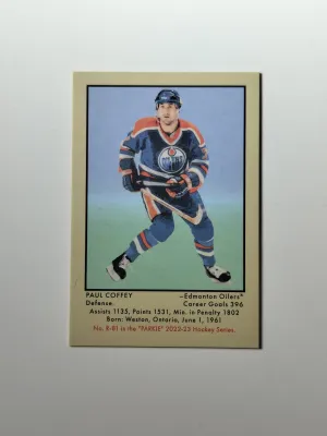 2022-23 Upper Deck Parkhurst Champions Paul Coffey Retro Mini Parkies #R-81