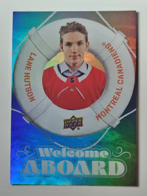 2024-25 Upper Deck Series 2 Lane Hutson Welcome Aboard #WA-16