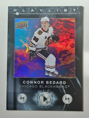 2024-25 Upper Deck Series 2 Connor Bedard Playlist #PL-14