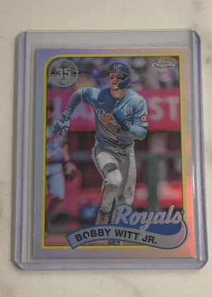 2024 Topps Chrome Bobby Witt Jr. 1989 Topps Baseball #89CU-11