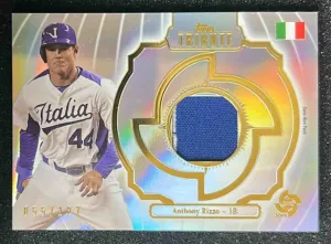 2013 Topps Baseball Tribute WBC Anthony Rizzo Prime Patches /127 #WPP-ARI
