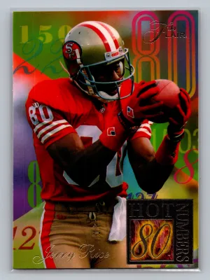 1994 Flair Hot Numbers JERRY RICE #9 NM