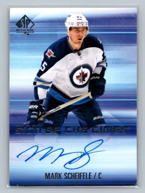 2015-16 Upper Deck SP Authentic Sign of the Times MARK SCHEIFELE #SOTT-MS NM