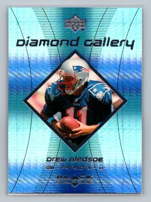1999 Upper Deck Black Diamond Diamond Gallery DREW BLEDSOE #G4 NM
