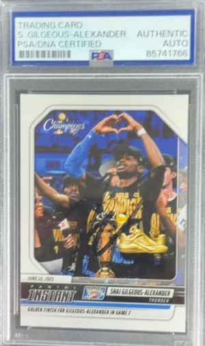 2024-25 Panini Instant Shai Gilgeous-Alexander Autograph PSA/DNA Certified